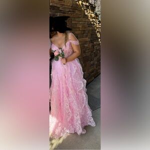 Ellie Wilde size 12 pink.Worn once.